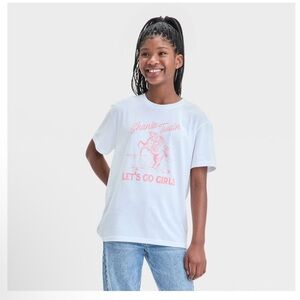 Shania Twain White and Pink Graphic Tee for Kids